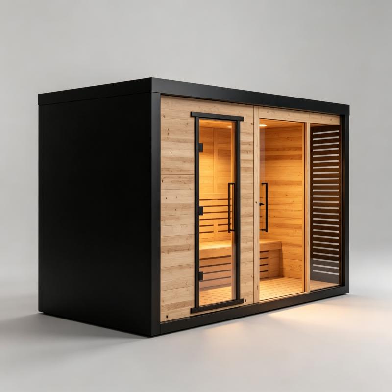 Spa Wellness Resorts - Customized Wooden Sauna Room Indoor Outdoor