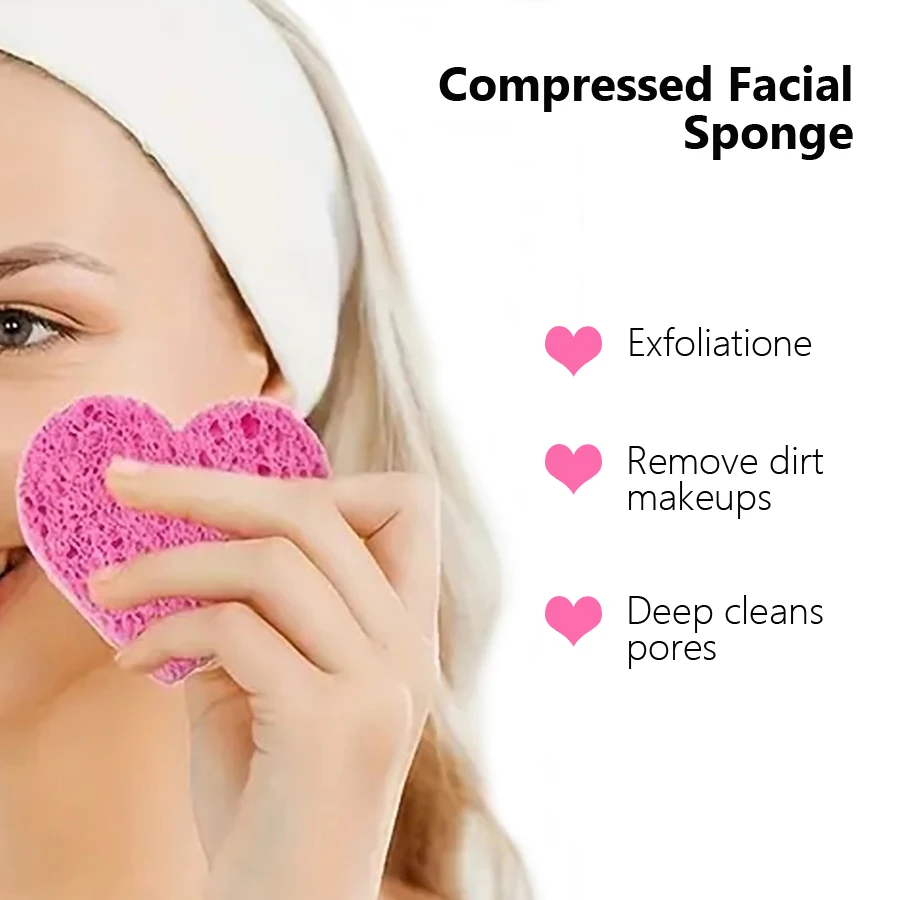 5Pcs Cellulose Face Sponges Co - Spa Y Wellness review and price