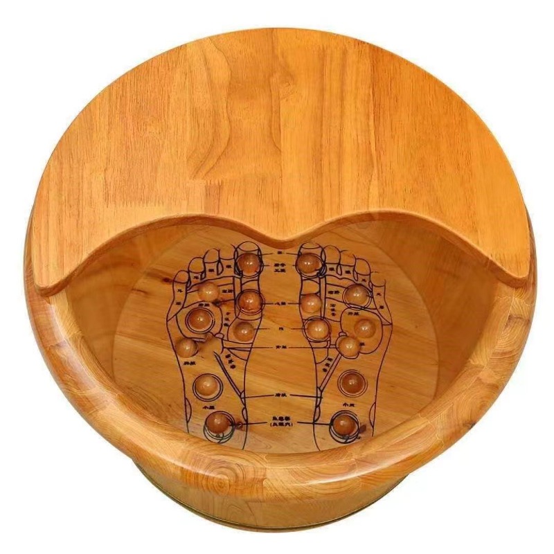 Cedar Wood Foot Soaking Bucket - Spa & Wellness Paradies Braunschweig review and price