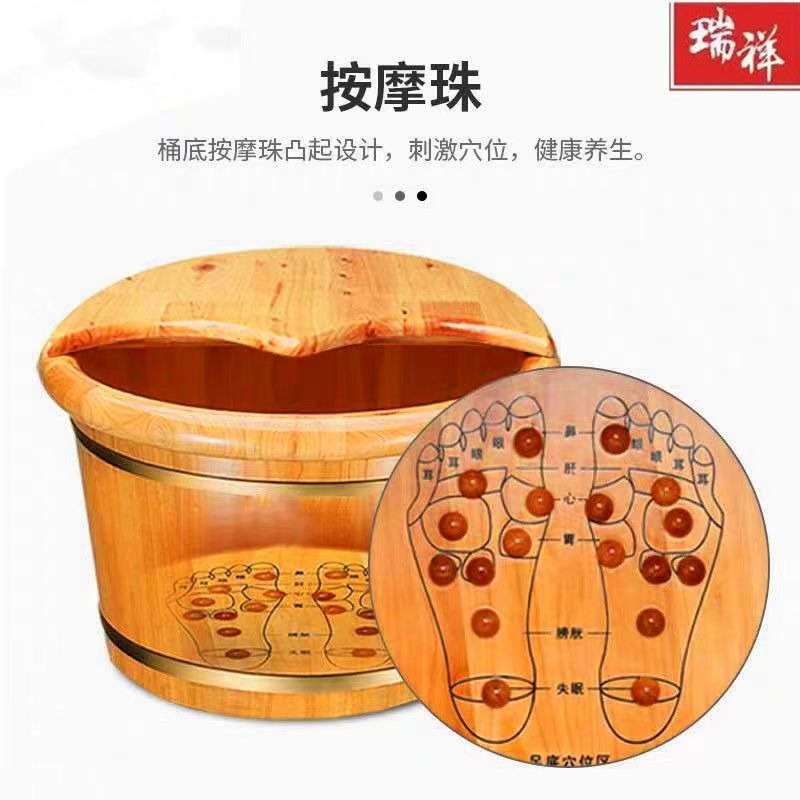 Cedar Wood Foot Soaking Bucket - Spa & Wellness Paradies Braunschweig review and price