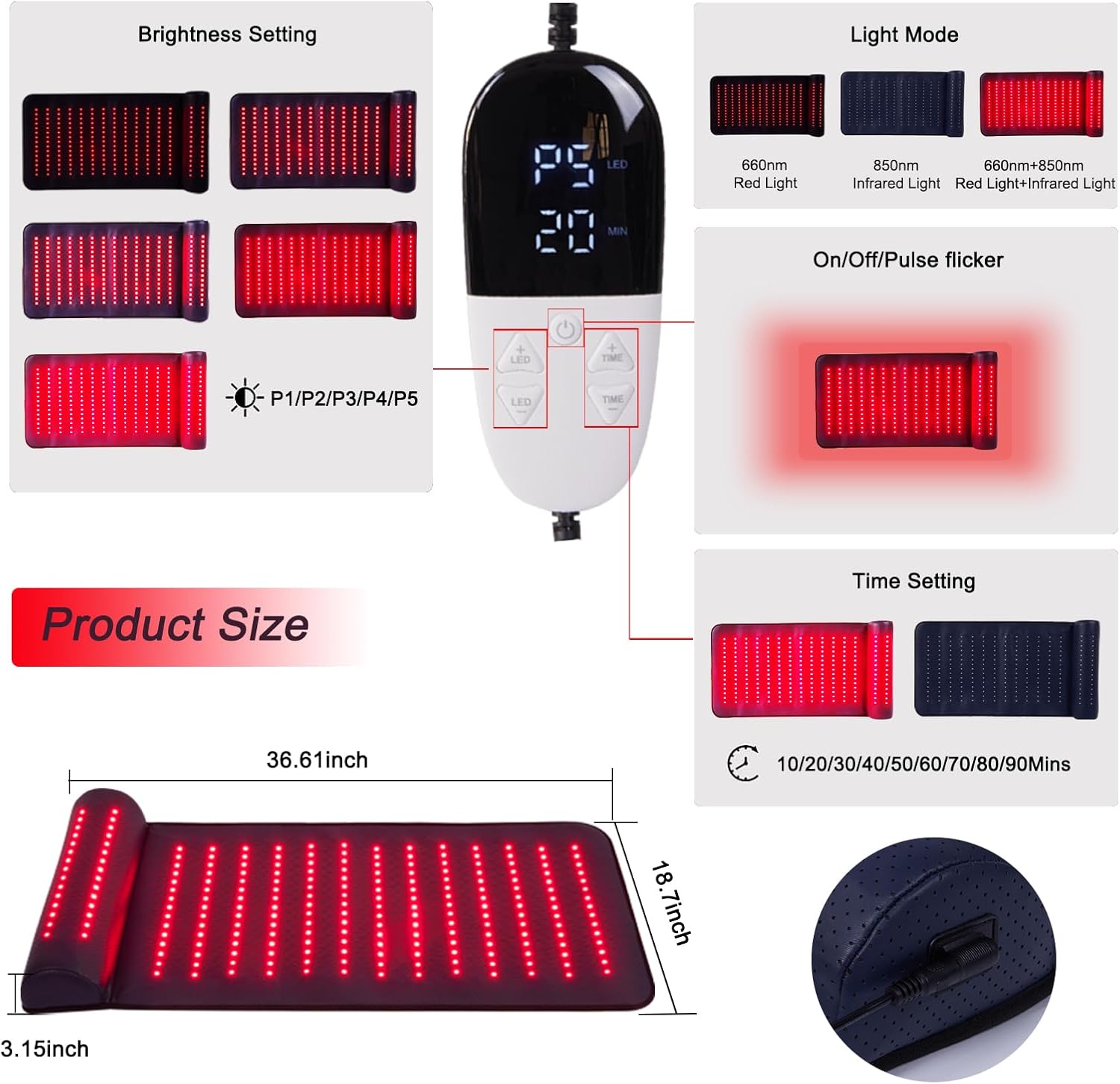Red Light Therapy Mat with Far - Spa Y Wellness review and price