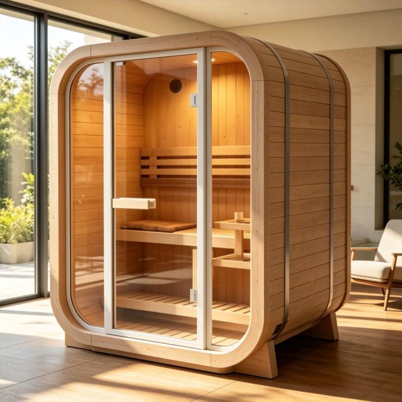 Large Custom Sauna Room Solid  - Spa Wellness Resorts review and price